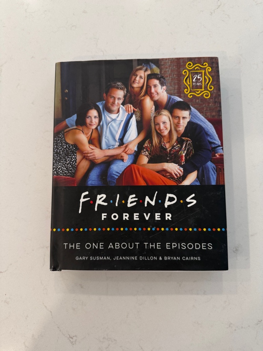 FRIENDS Forever Hardcover Coffee Table Book - Black with Multi-Color Accents